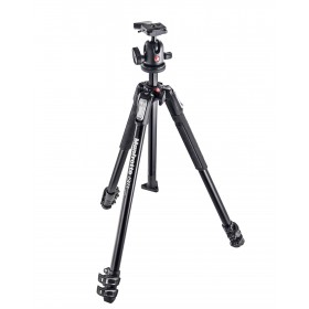 Manfrotto 190X aluminium 3-Section Tripod with 496RC2 Ball Head MK190X3-BH